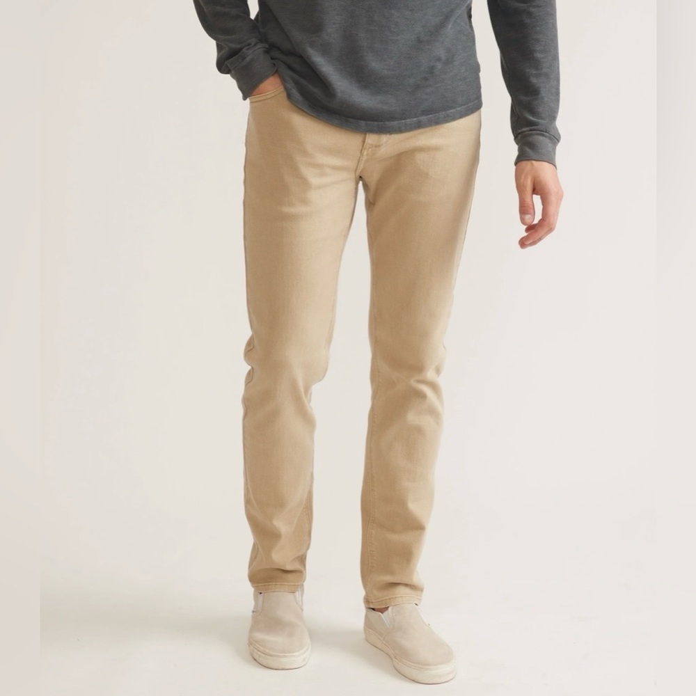 Marine Layer 5 Pocket Slim Straight Twill Pant 33X32